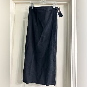 Max Studio wrap skirt size XL in black
